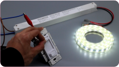 Trình điều khiển led mờ vỏ nhựa