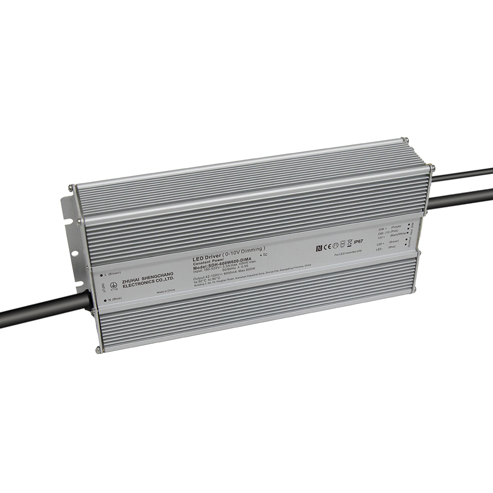 100W 150W 200W 240W 320W 480W 600W 800W 0-10V Izoliuota LED tvarkyklė 220-480V kintamoji srovė