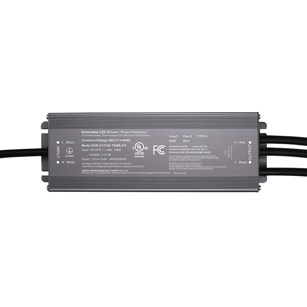 Class II 180W 192W 288W 300W Triac Dimmable LED Power Supplies CV 12 24 36 48 Volt