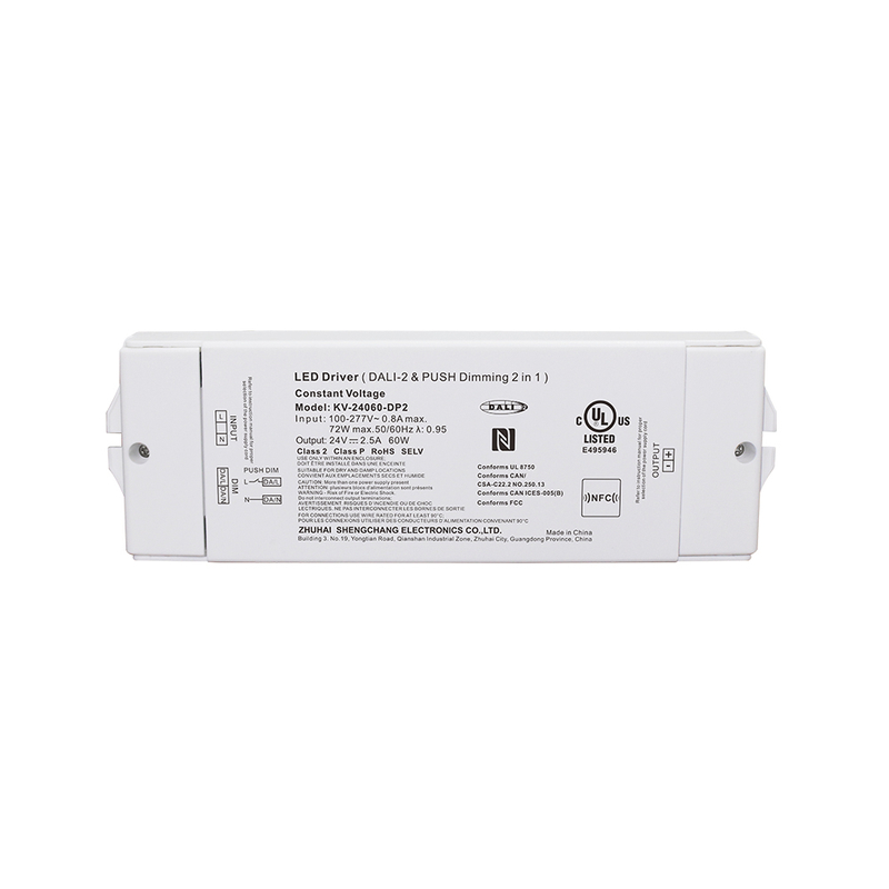 DP2 60W 75W 90W CV DALI 2 Push LED Driver para sa LED Lamp