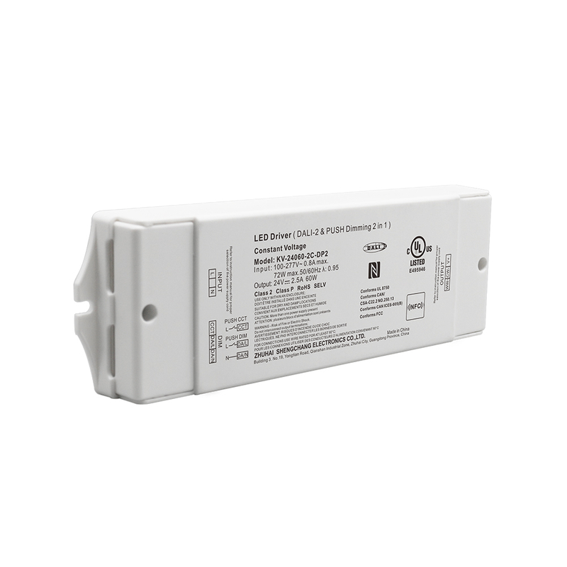 DP2 60W CV CCT DALI 2 PUSH DIMMABLE LED DRIVER 12V 24V 36V 48V DC