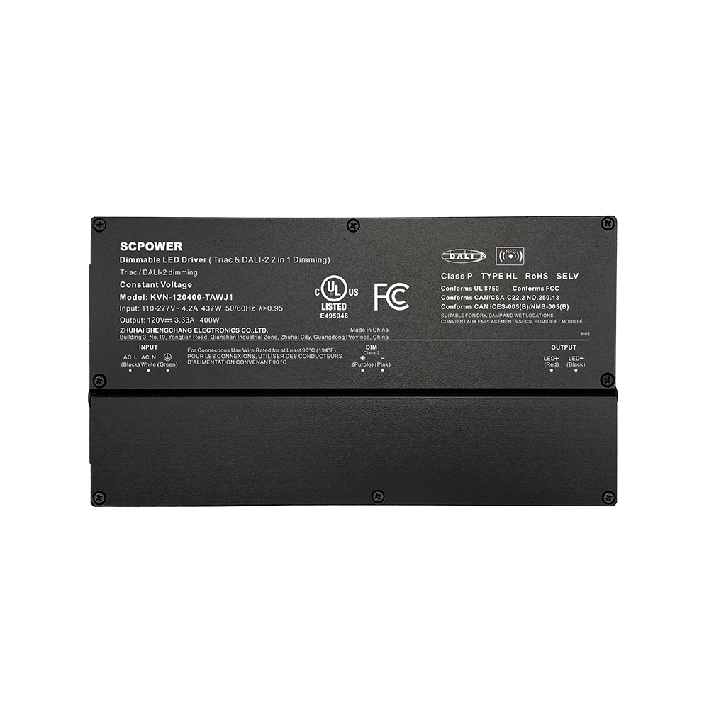150W 200W 400W 600W CV Triak DALI-2 LED traka Napajanje 120 V 1250 5000 mA DC Vanjski