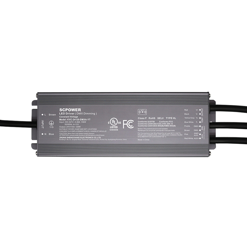 60W 96W 100W 120W DMX512 Ddereeva wa LED eya vvulovumenti etali ya bulijjo ewunyiriza 12 24 36 48 Volt DC