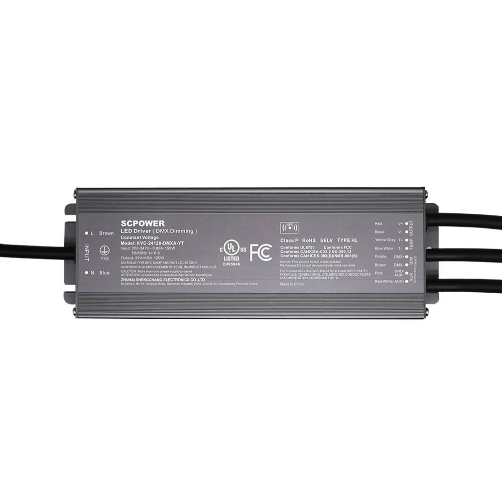 60W 96W 100W 120W DMX512 Ddereeva wa LED eya vvulovumenti etali ya bulijjo ewunyiriza 12 24 36 48 Volt DC