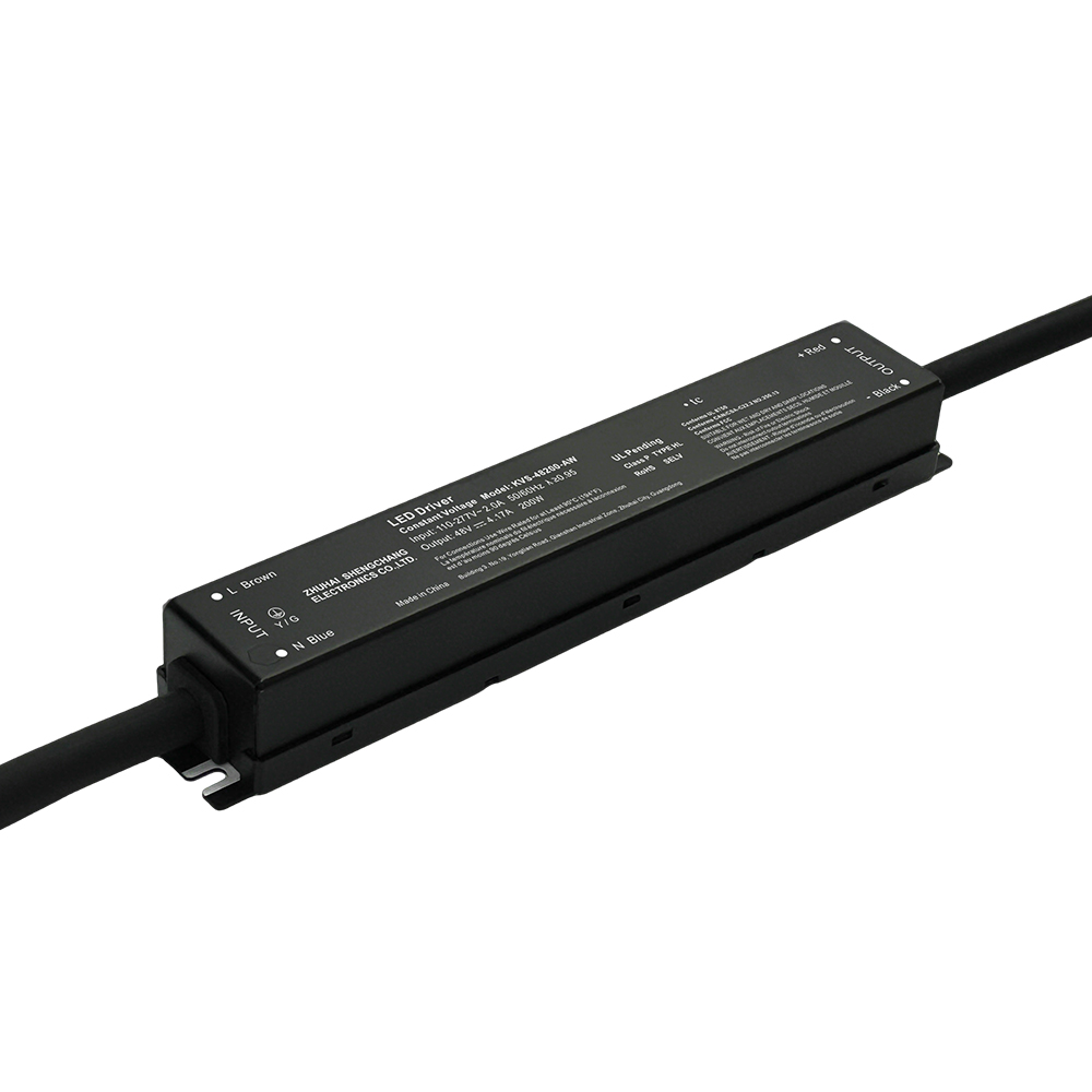 100W 150W 200W CV صغير الحجم 24V أو 48V DC تحويل التيار الكهربائي شهادة CE