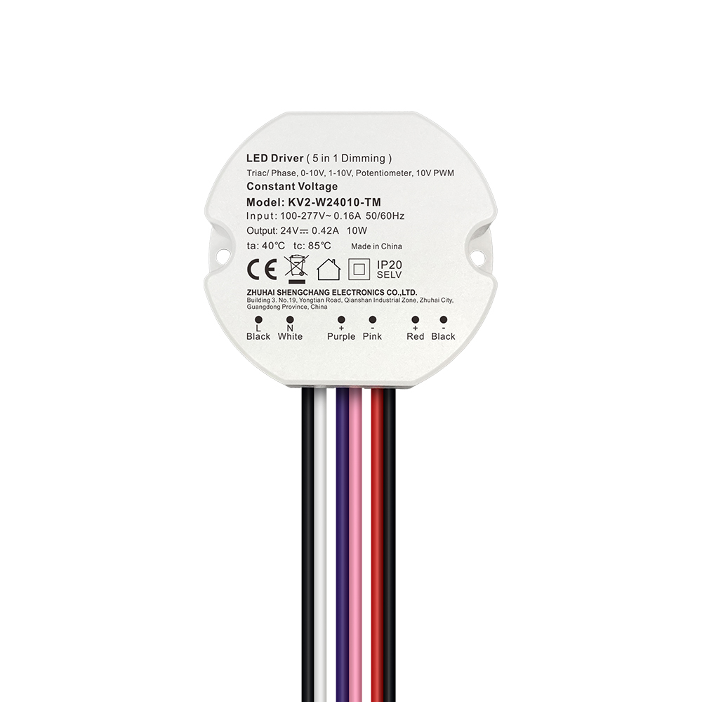 10W 3V-42V 100mA-450mA kreisf&ouml;rmiger Kunststoff-Triac 0-10V dimmbarer Treiber Konstantstrom