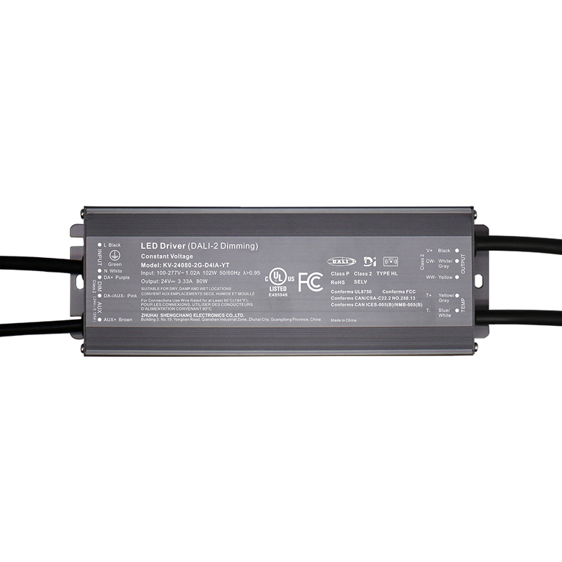 D4P 80 96 100 120 วัตต์ CV Push DALI-2 D4i ไดรเวอร์ DALI DT8 หรือ DT6 CCT โหมดที่อยู่อุณหภูมิสี