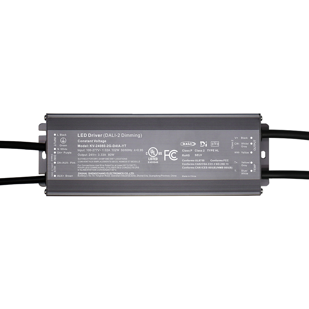 D4P 80 96 100 120 วัตต์ CV Push DALI-2 D4i ไดรเวอร์ DALI DT8 หรือ DT6 CCT โหมดที่อยู่อุณหภูมิสี