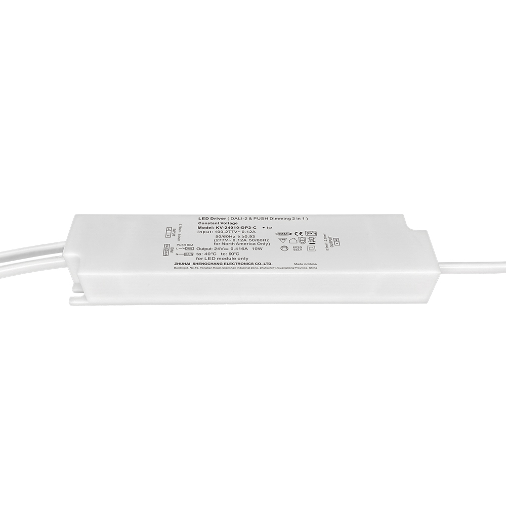 DP2 10W 20W CV DALI 2 Push LED Driver na may PVC Insulated Wire