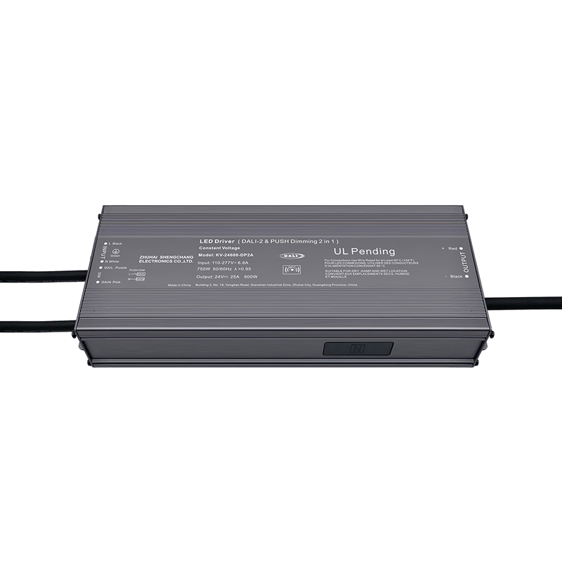 DP2 500W 600W CV DALI 2 PUSH Dimmable LED -driver for LED -lys