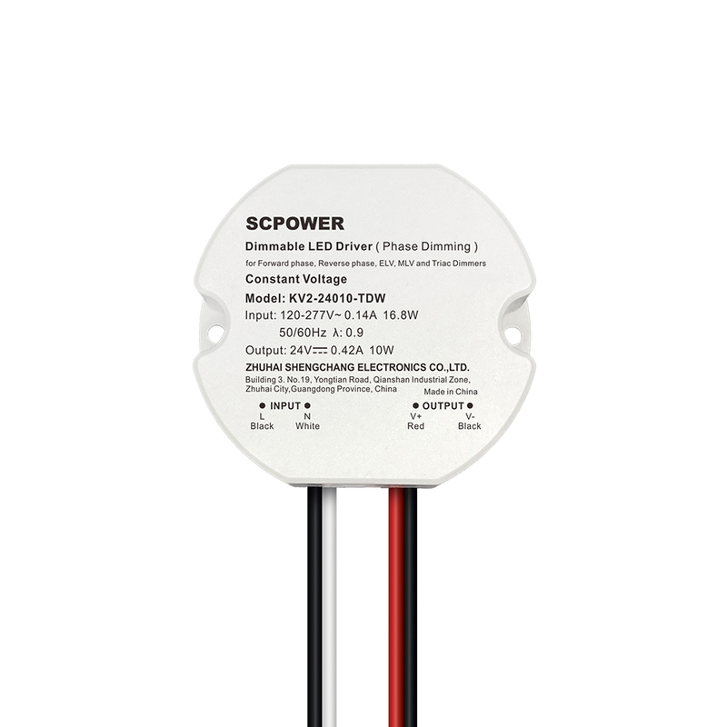 10 15 20 30 40 50 Watt Constant Current Triac 0-10V 5 in 1 Dimmable LED Driver 3-42V Output Circular Driver