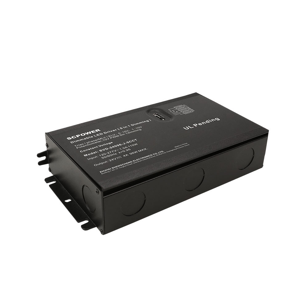 60W 80W 96W 120W 150W 192W 200W 288W 300W CV TRIAC 0-10V Dimmable स्थिर वोल्टेज एलईडी ड्राइवर 5CCT एलईडी प्रकाश
