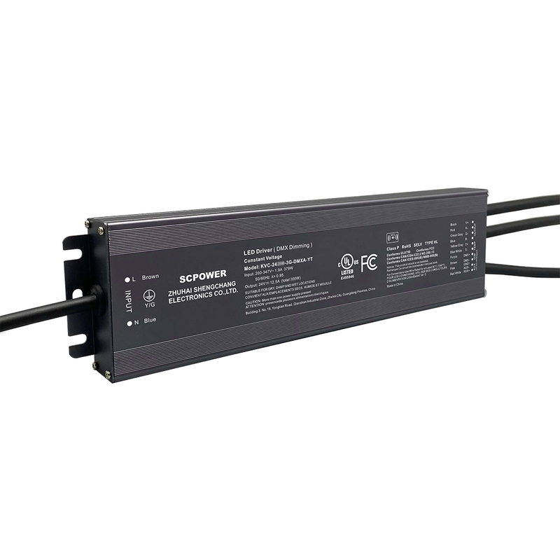 288 W 300 W RGB DMX512 Ściemnialny sterownik LED o stałym napięciu 200 V -347 V AC