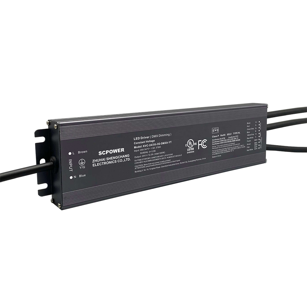 288 W 300 W RGB DMX512 Ściemnialny sterownik LED o stałym napięciu 200 V -347 V AC