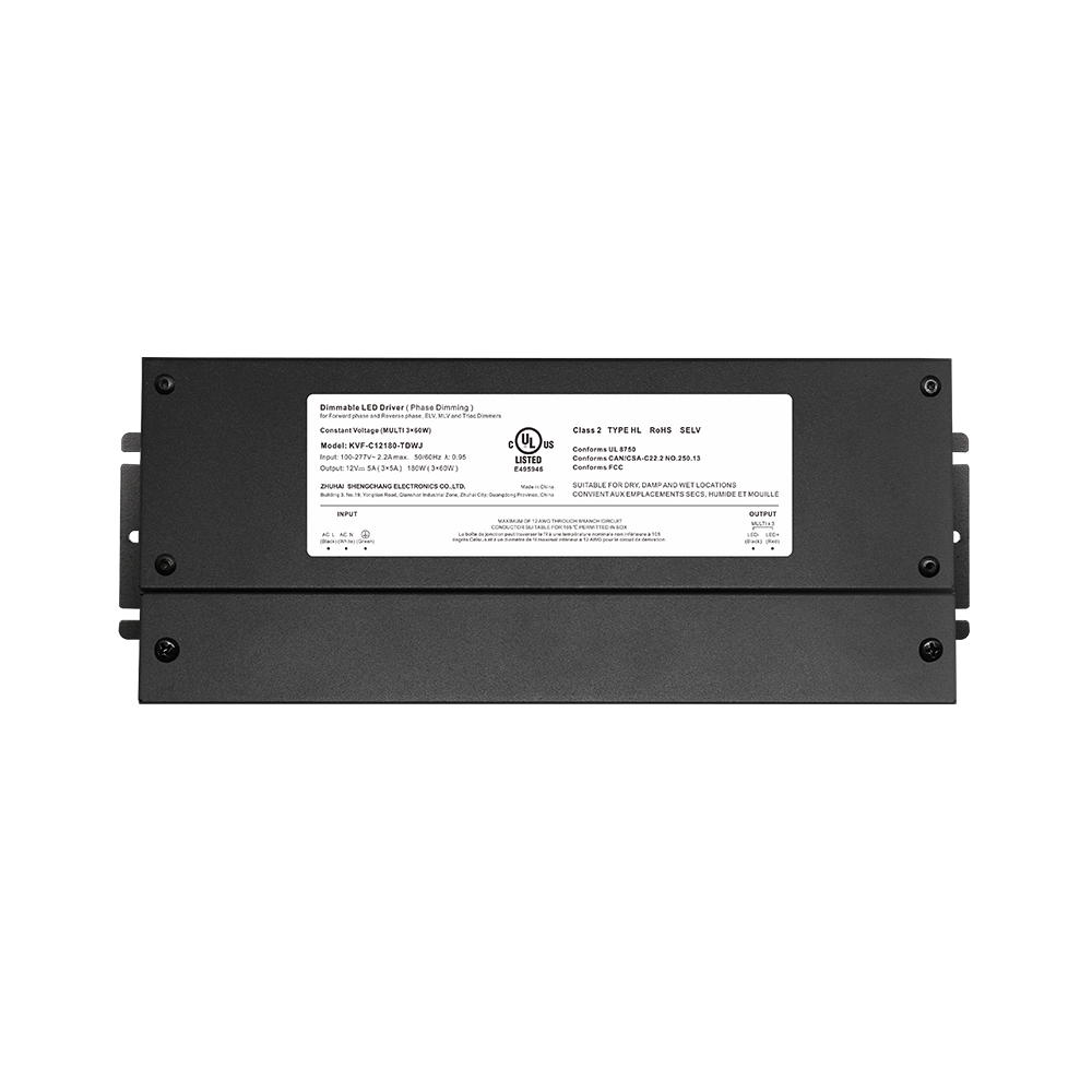 180W 192W 288W 300W 384W Triac Regulable Clase 2 Salida Fuente de alimentaci&oacute;n LED CV con caja de conexiones
