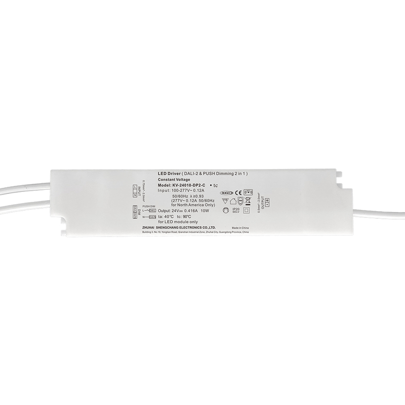 DP2 10W 20W CV DALI 2 Push LED Driver na may PVC Insulated Wire
