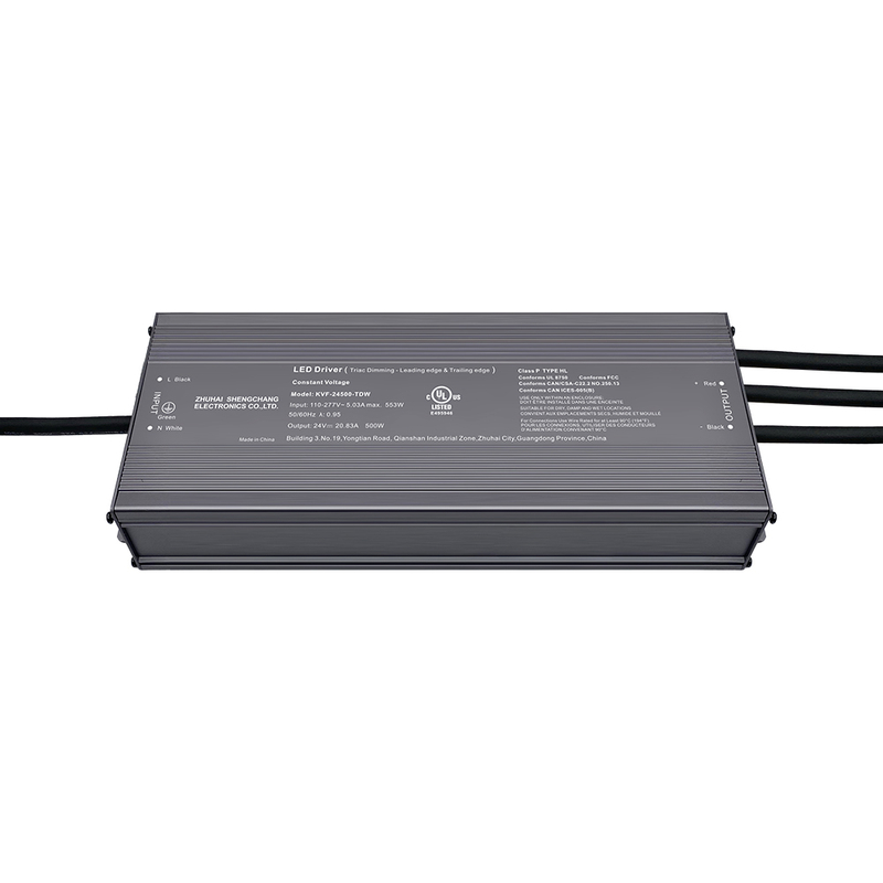 500W 600W Triac Dimmable LED Power Supply CV สำหรับ LED Flicker ฟรี