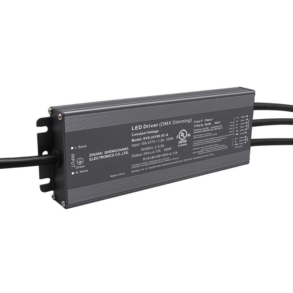 80W 96W 100W 120W Clasa 2 CV RGB CW DMX LED Driver 1 2 3 4 5 canale