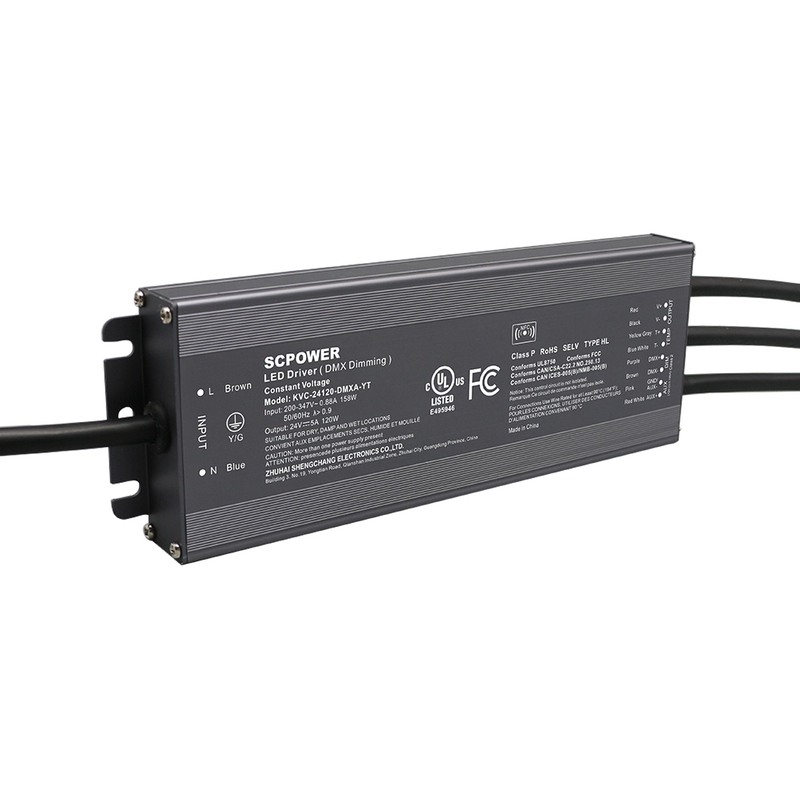 60W 96W 100W 120W DMX512 Ddereeva wa LED eya vvulovumenti etali ya bulijjo ewunyiriza 12 24 36 48 Volt DC