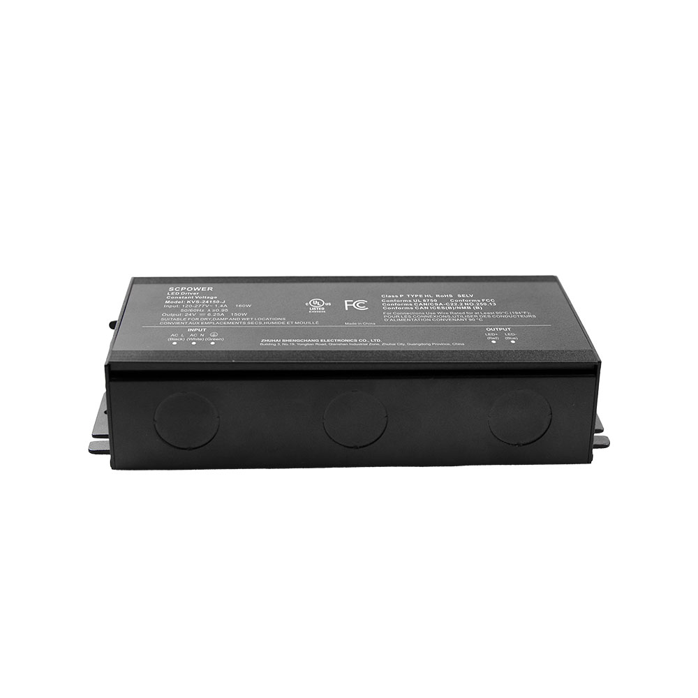 60W 80W 96W 100W 120W 150W 192W 288W 200W 300W CV 2-класстын P нымдуу орнотулган PFC туташтыргыч кутусуна өтүүчү кубат булагы 120-277V AC DC