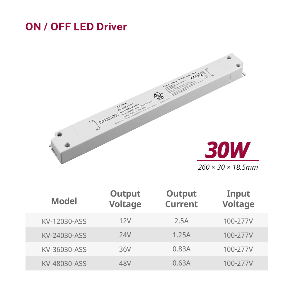30W 36W 60W 96W 100W 150W ON/ OFF Linear nga Plastiko nga LED Driver LED nga Suplay ti Kuryente 12v 124v 36v 48v ac input