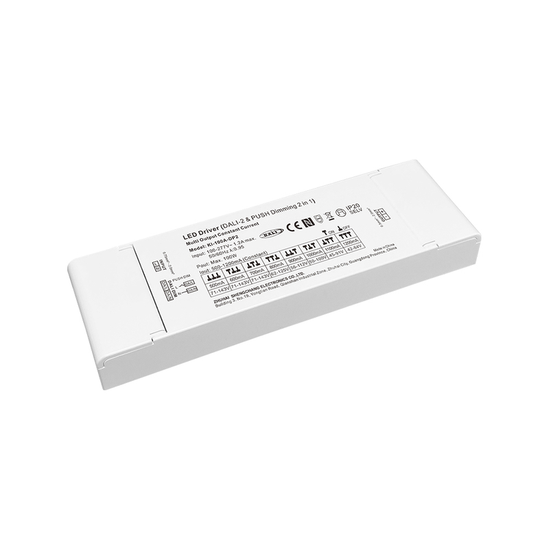 DP2 100W Kanayon nga Agdama nga RGBW RGB DALI-2 Iduron Dimmable Driver LED DALI