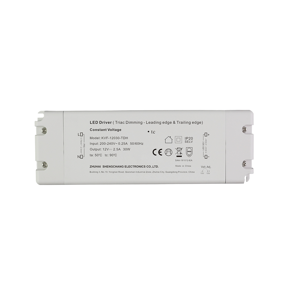 แหล่งจ่ายไฟ LED หรี่แสง CV Triac CV 30 วัตต์ไฟฟ้าแรงสูง
