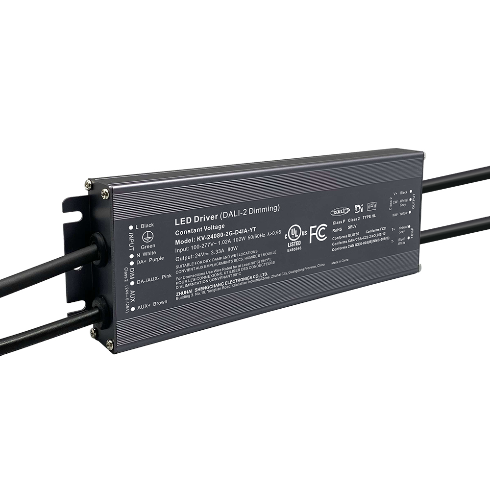 D4P 80 96 100 120 วัตต์ CV Push DALI-2 D4i ไดรเวอร์ DALI DT8 หรือ DT6 CCT โหมดที่อยู่อุณหภูมิสี