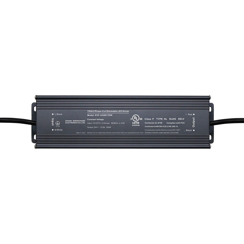 300W triac dimmable LED pawa suplai Cv 100vac to 277vac