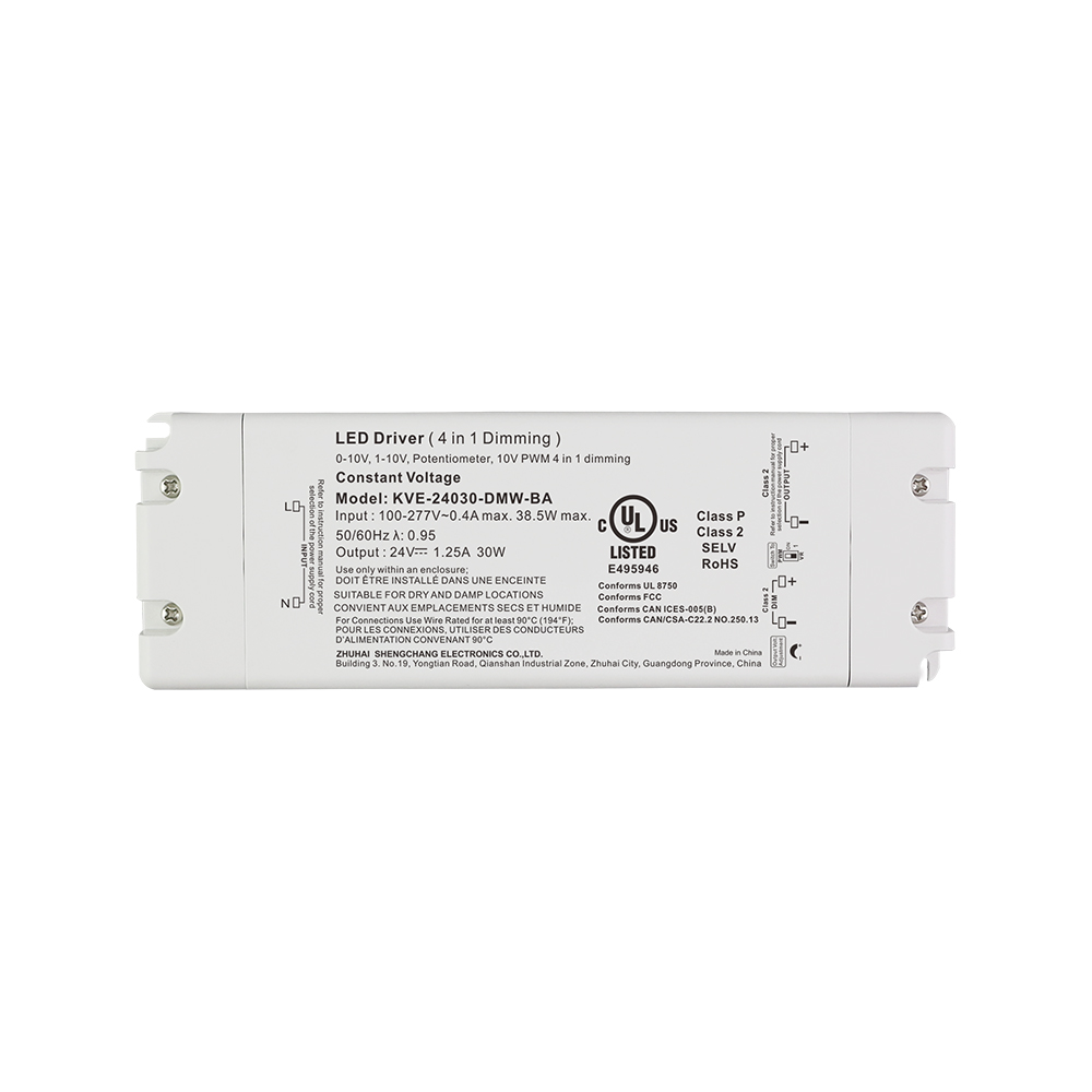 30W 60W 80W 96W 100W CV 0-10V Dimmable LED Power Supplies 12V 24V 36V 48V DC Output