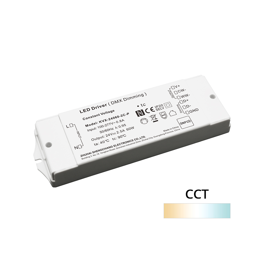 60W Class 2 CV CW DMX512 LED-ohjain 12Vdc 24Vdc 36Vdc 48Vdc