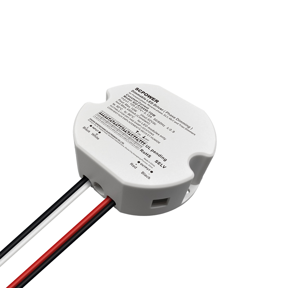 10 واط 15 واط 20 واط 30 واط 40 واط 50 واط ترياك عكس الضوء LED سائق تيار مستمر شريط LED مستدير