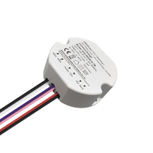 10W 15W 20W 25W 30W 40W Triac 0-10V Dimmable LED ড্ৰাইভাৰ CV গোল প্লাষ্টিক