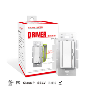 60W 96W 120W 160W CV 1CH d&aelig;mpningsdriver + lysd&aelig;mper 2 i 1 12v 24v 48v DC udgang