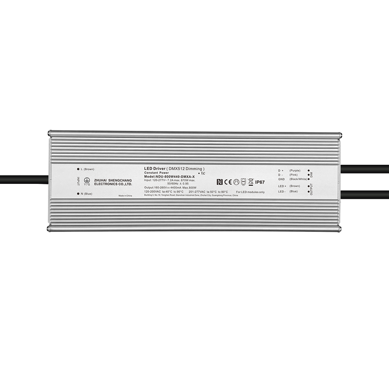 60W 100W 150W 200W 240W 320W 400W 500W 680W 800W 1000W 1200W DMX Outdoor LED Driver 120-277VAC