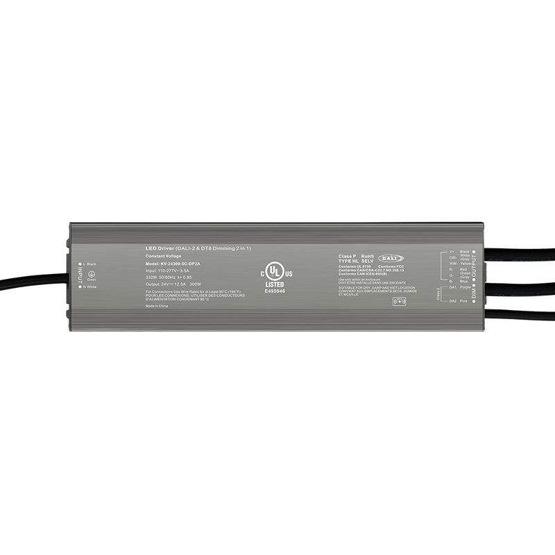 DP2 300W CV RGB CW DALI 2 Push Dimmable LED Drayva 12Vdc 24Vdc 36Vdc 48Vdc