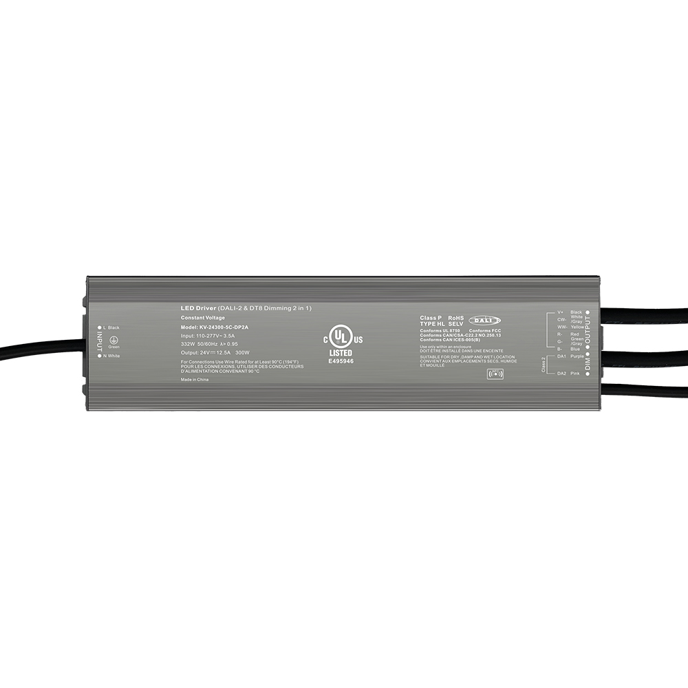 DP2 300W CV RGB CW DALI 2 Push Dimmable LED Drayva 12Vdc 24Vdc 36Vdc 48Vdc