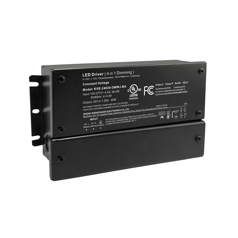 30W ~ 600W CV 0-10V szab&aacute;lyozhat&oacute; LED t&aacute;pegys&eacute;gek csatlakoz&oacute;dobozzal