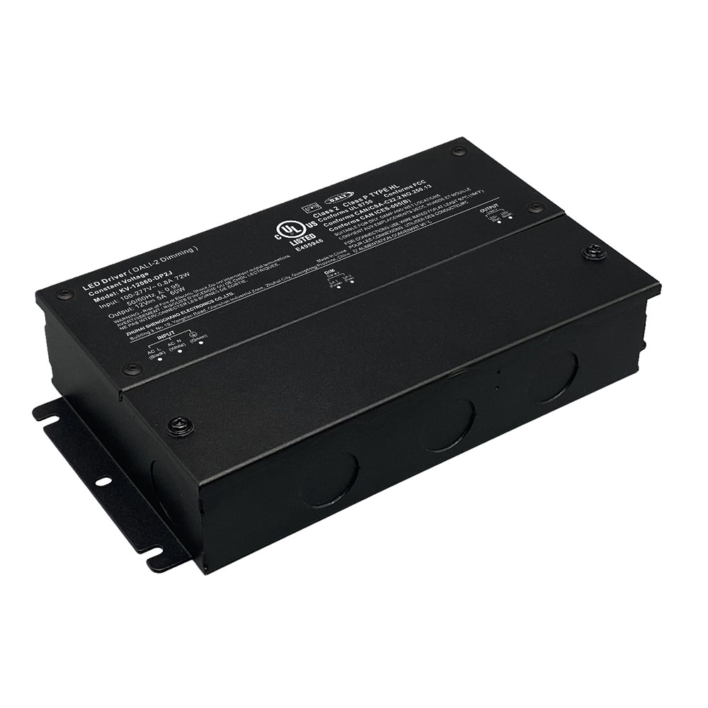 D4P 500 600 watt CV Push DALI-2 D4i LED Drayva wit Jɔnkshɔn Bɔks
