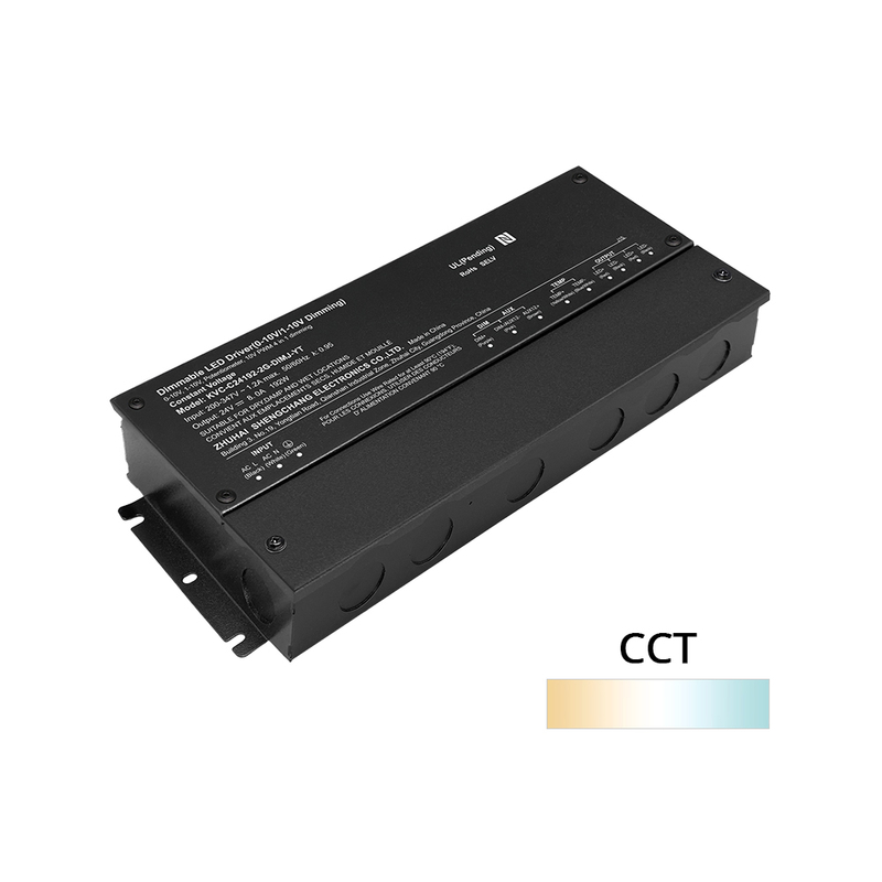 192W 200W 0-10V CCT 200 347 Volt Constant Spennu forritanlegir LED ökumenn fyrir LED álag