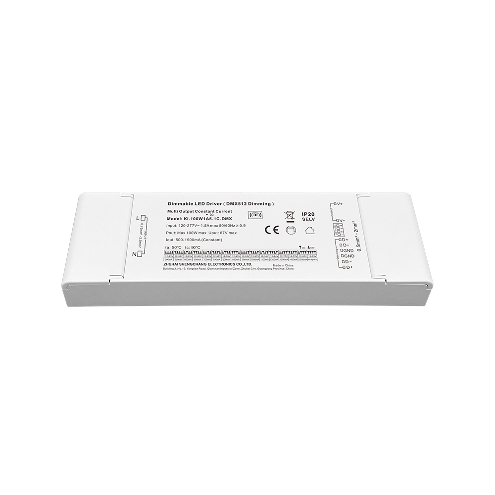 100W 500mA-2500mA 12V-93V DC Prąd stały Możliwość ściemniania 3 4-kanałowy sterownik RDM DMX RGB RG