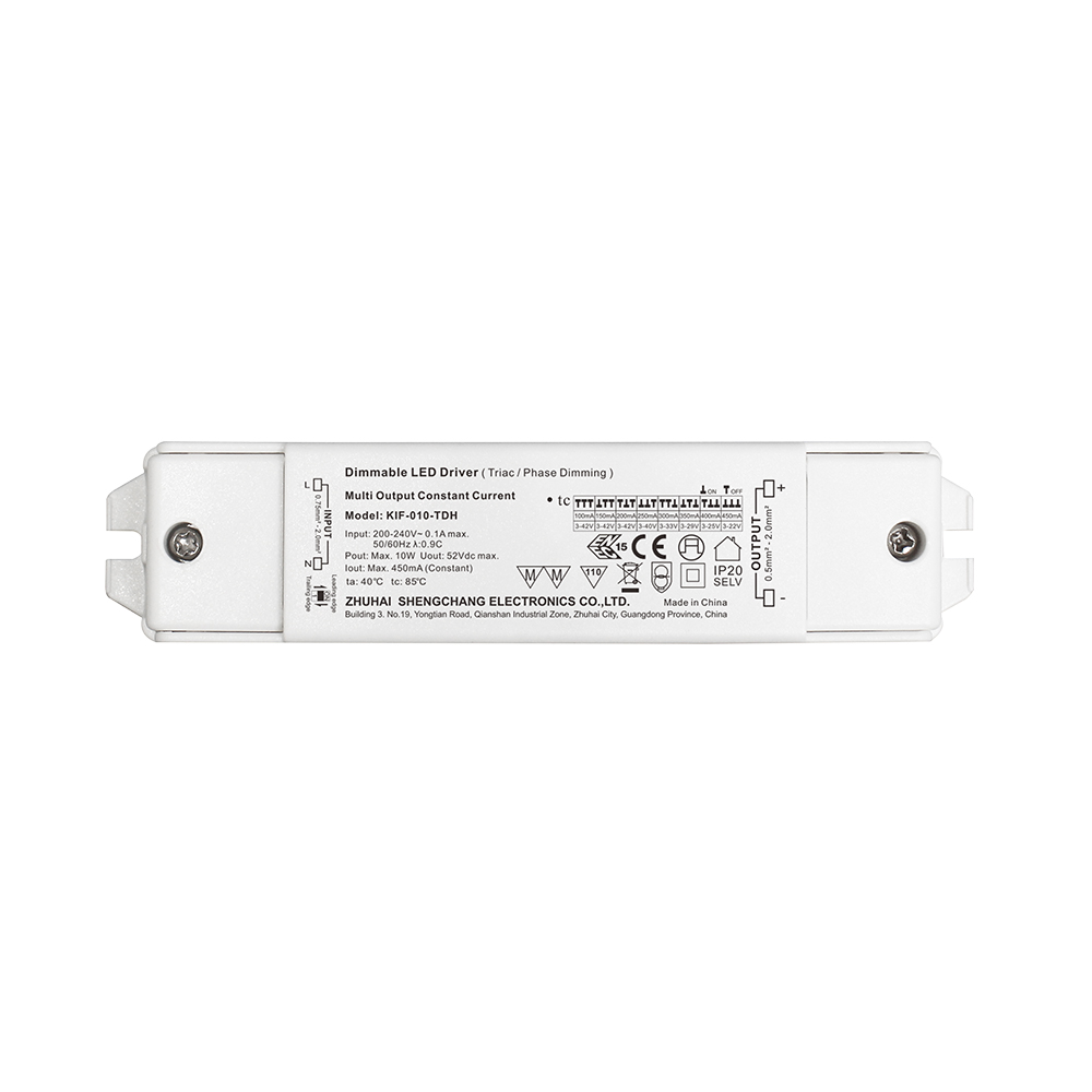 10 20 40 60 watts CC Triac obscurcissant l'alimentation d'&eacute;nergie de LED 220 230 240 volts