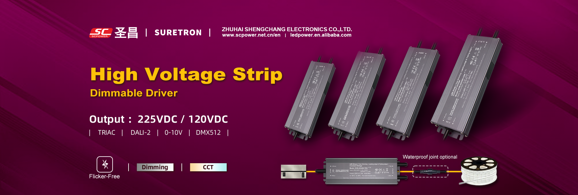 h&eacute;ich Kraaft Led Driver Banner