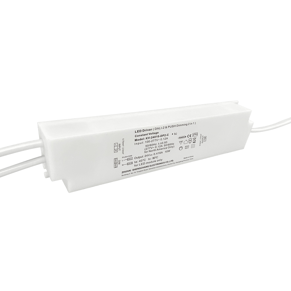 DP2 10W 20W CV DALI 2 Push LED Driver na may PVC Insulated Wire
