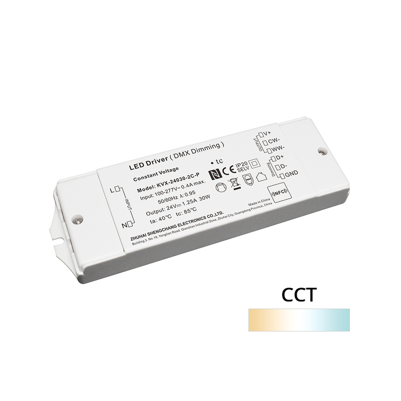 30W luokan 2 CV CCT DMX512 Vakiojännitteen LED -ohjaimen valaistus LED DMX