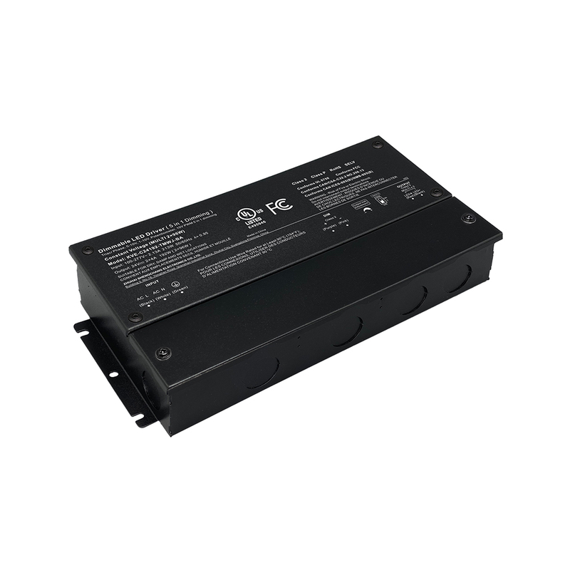 Klasse 2 180 W 192 W 288 W 300 W Triac 0–10 V abstimmbare wasserdichte LED-Treiber CV mit Anschlussdose