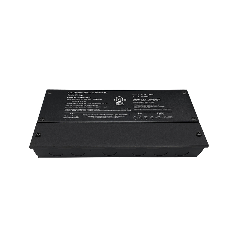 300W クラス 2 CV 調光 CW RGB RGBW RGBCW DMX 調光可能な LED ドライバー 1 2 3 4 5 チャンネル