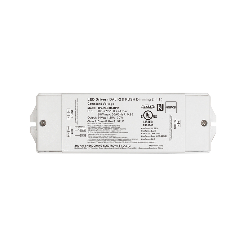 DP2 30W CV DALI 2 محرك LED للدفع 12 24 36 48 فولت