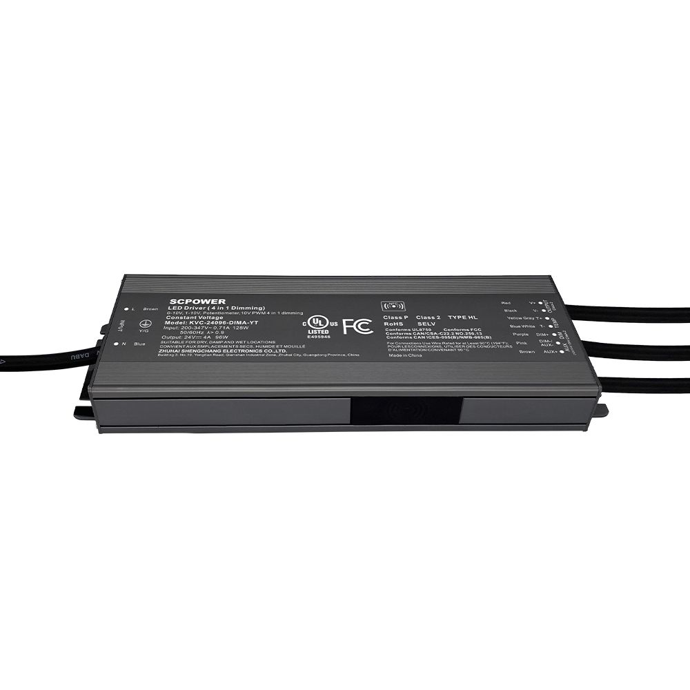 60W 96W 100W 120W 0-10V με δυνατότητα ρύθμισης σταθερής τάσης LEDDriver 200V -347V AC