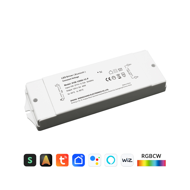 60W RGB CW 1 - 5 kanala BLE Dimmable Tuya Silvair Wiz Casambi LED vozač CV 12V 24V 36V 48V DC